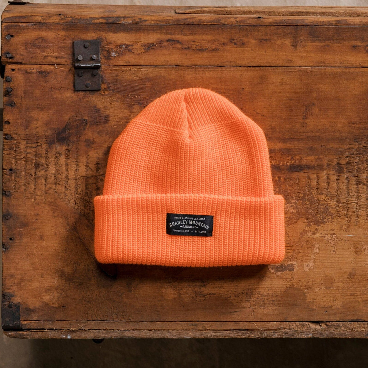 Acrylic Watch Cap - Hi-Vis Orange – Bradley Mountain