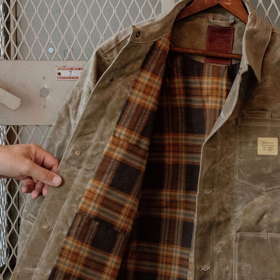 4-Season Cabin Jacket - Field Tan – Bradley Mountain