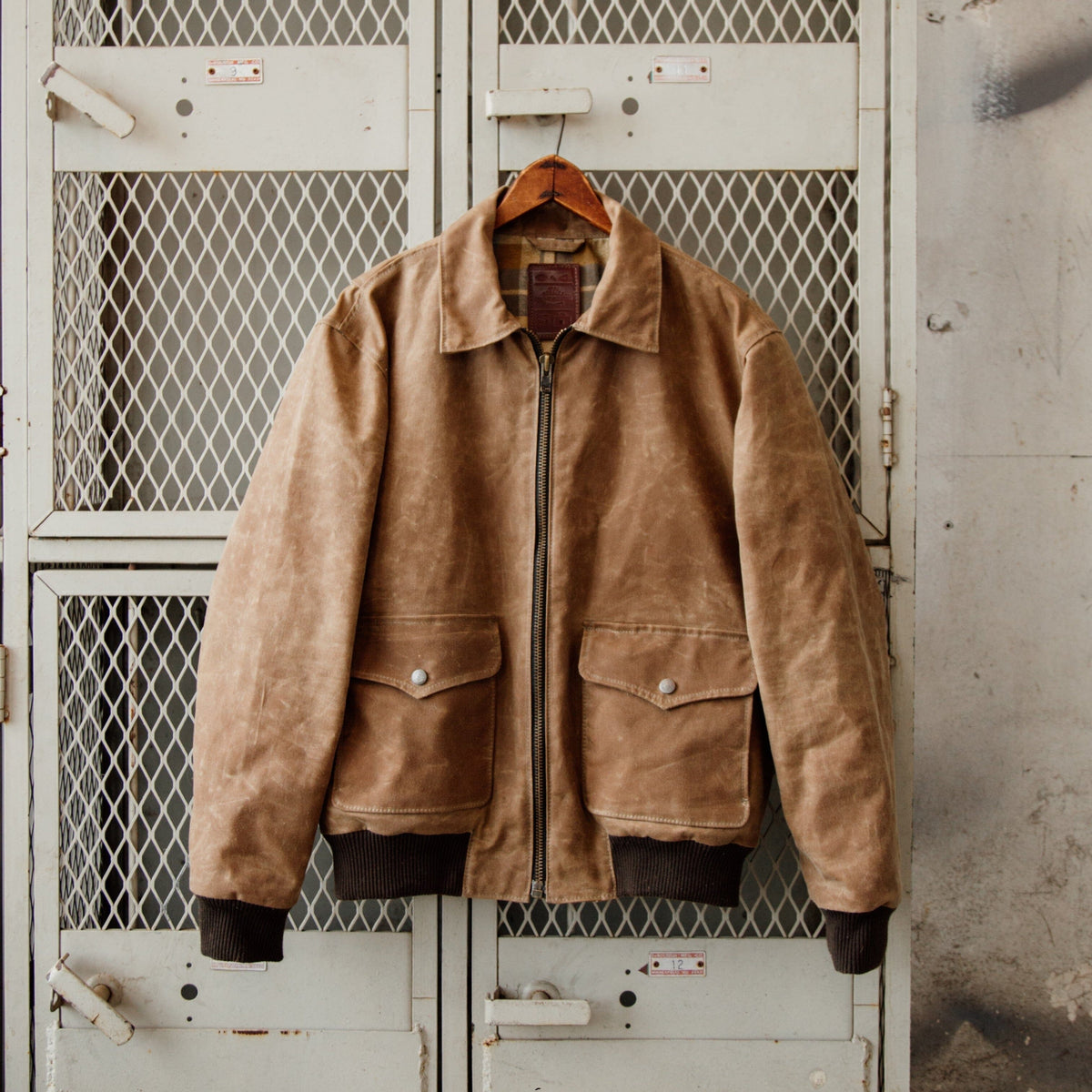 G-1 Waxed Bomber - Brush Brown – Bradley Mountain G-1 Waxed Bomber - Brush Brown – Bradley Mountain