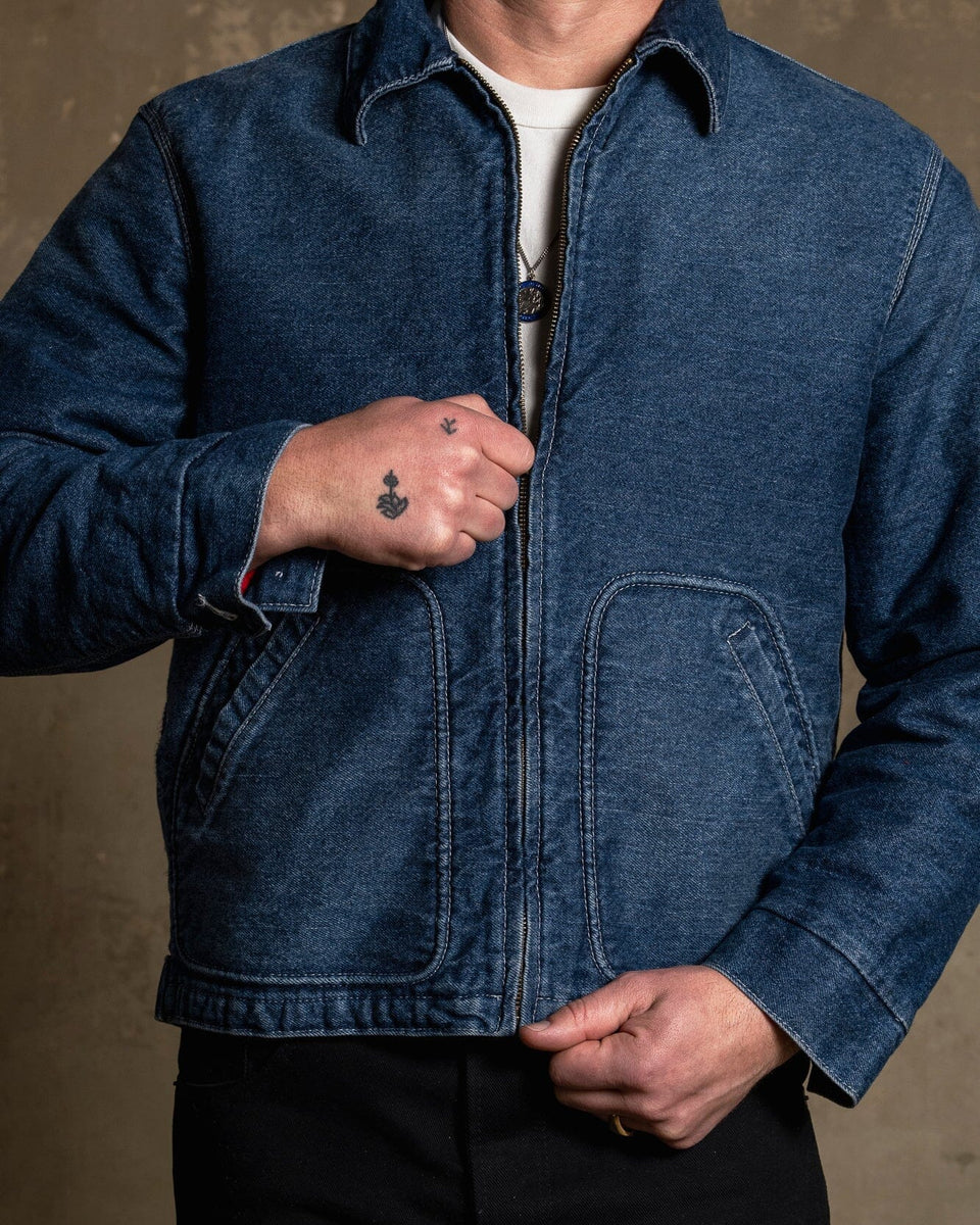 Piston Jacket - Washed Denim – Bradley Mountain