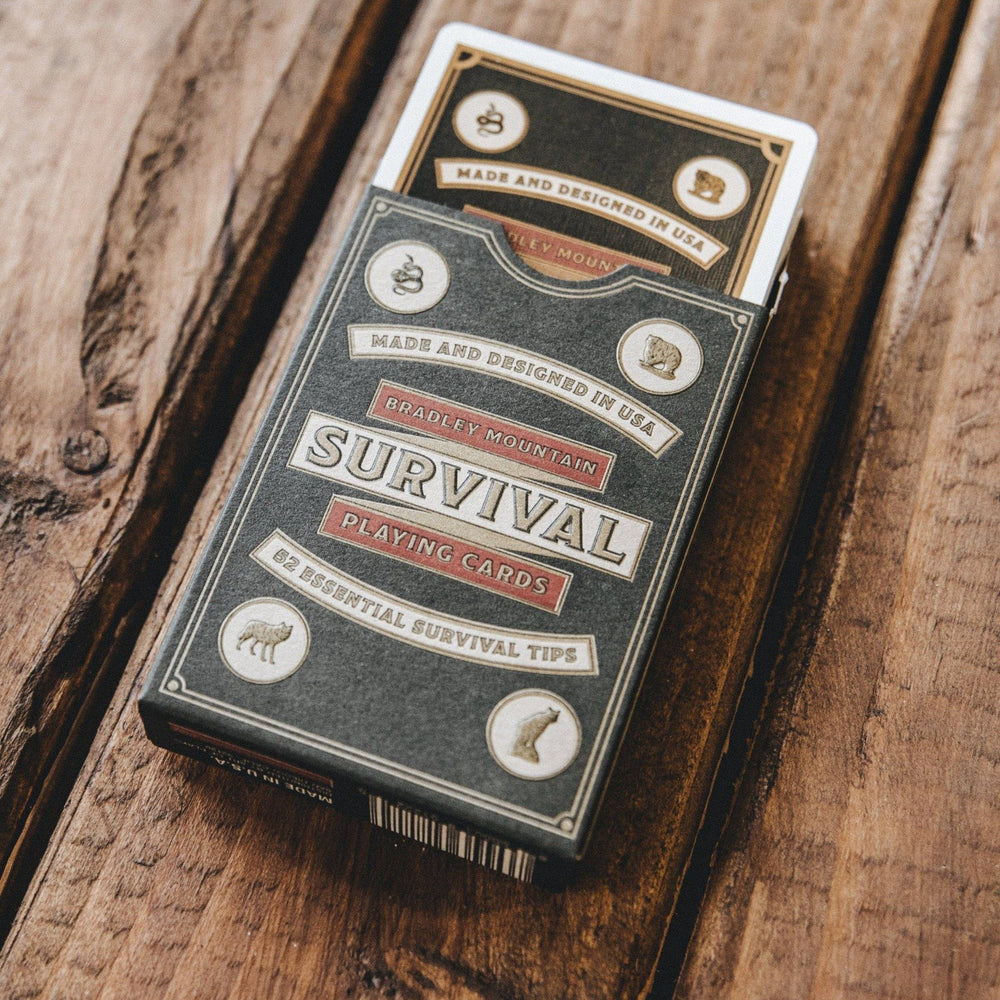 Survival Playing Cards Bradley Mountain 