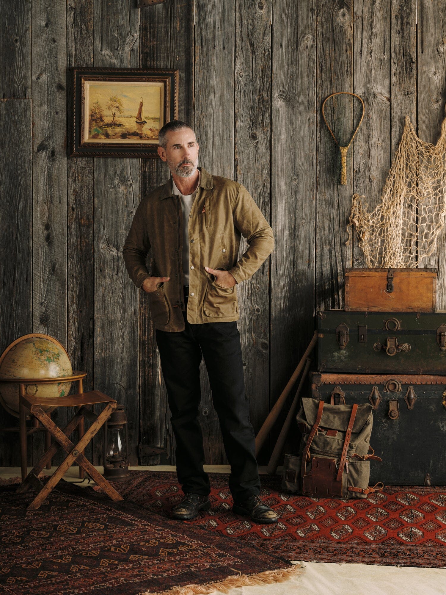 Field Jacket - Waxed Tan – Bradley Mountain