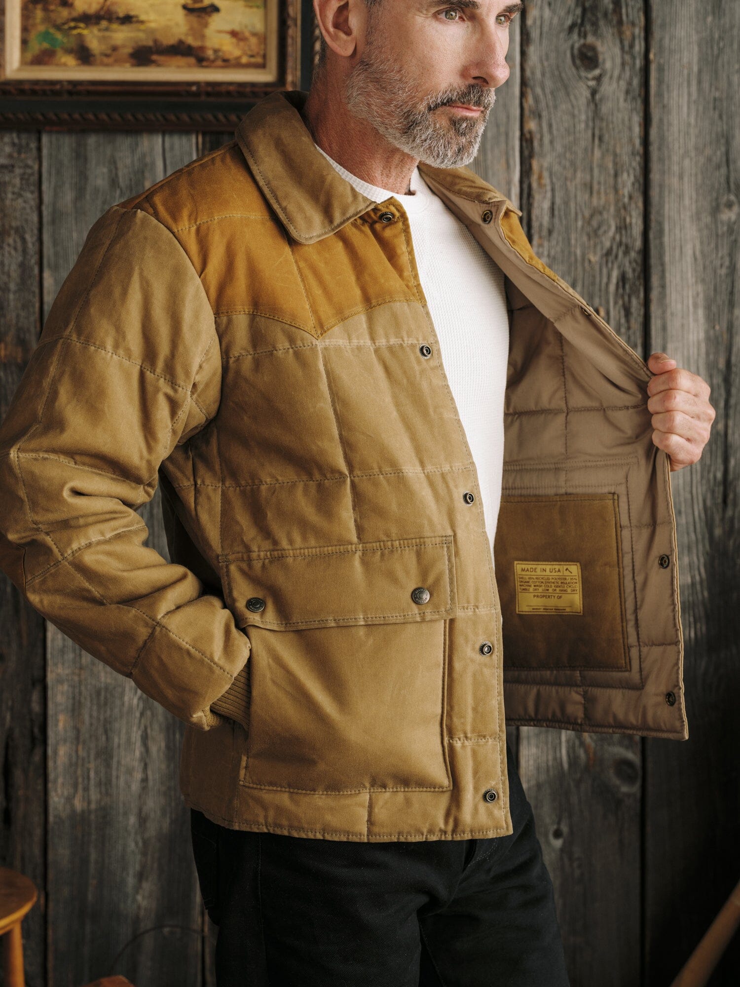 ウエスタンジャケット　made in USA Navigator Jacket - Western Tan – Bradley Mountain