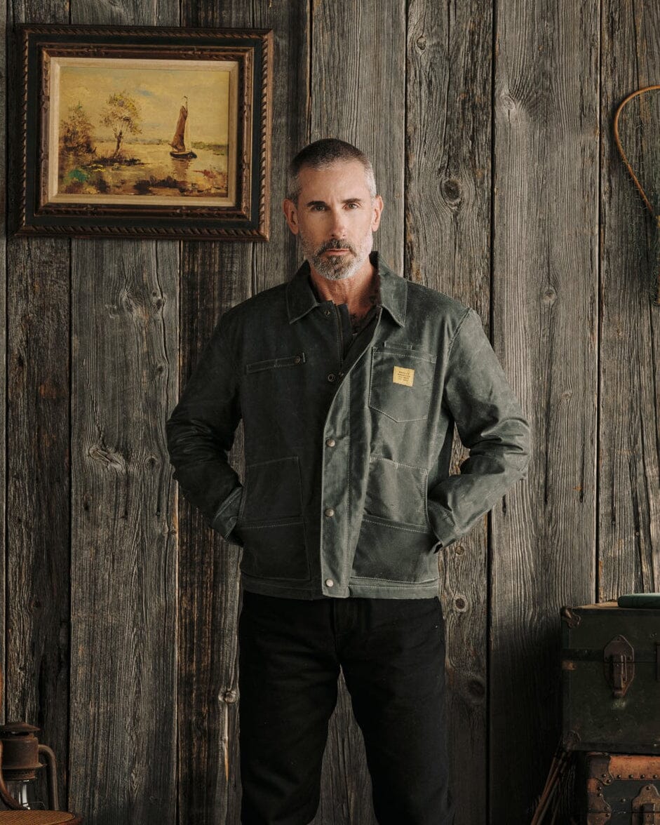 Cabin Jacket w/ Zipper - Charcoal Bradley Mountain 