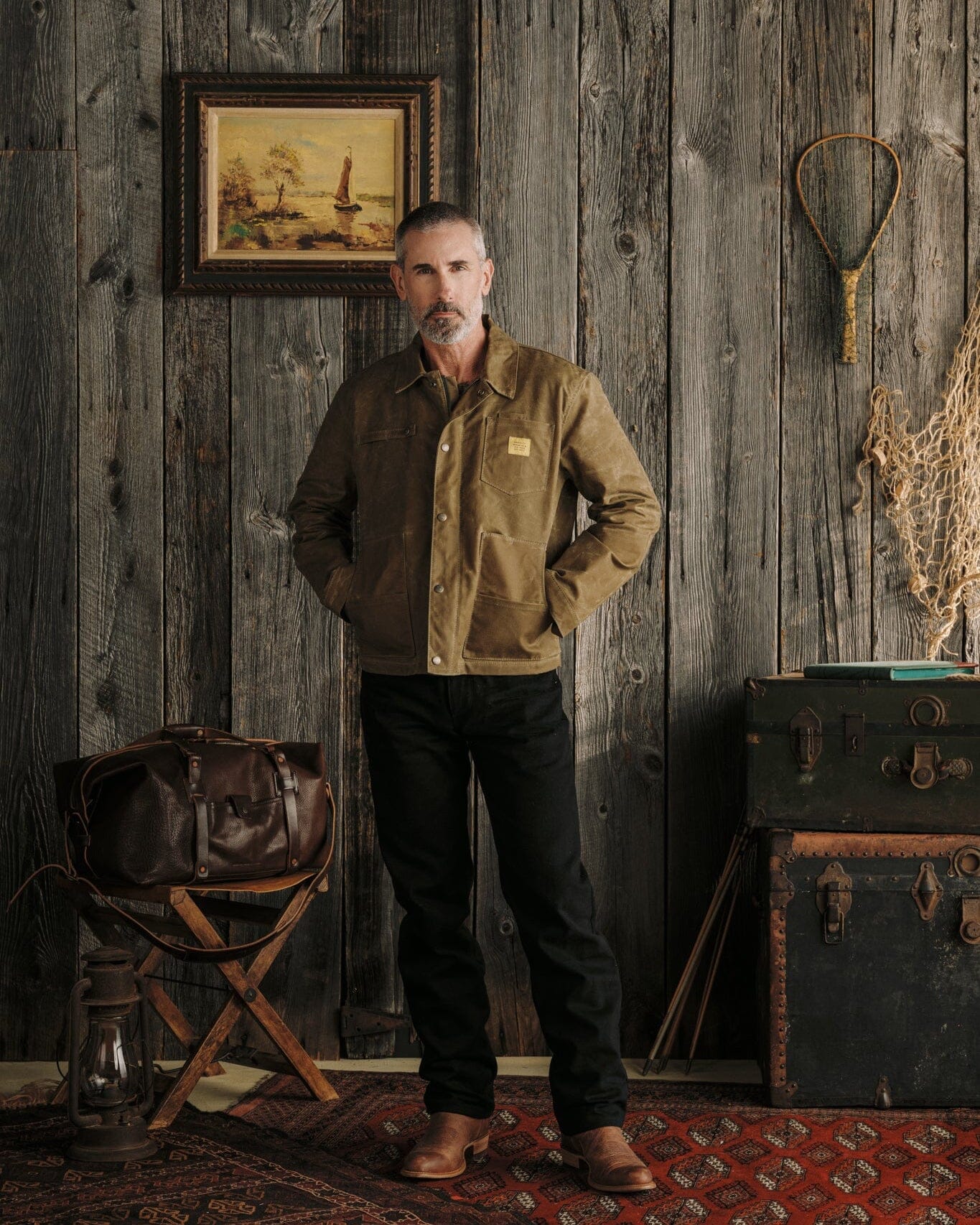 Cabin Jacket w/ Zipper - Field Tan Bradley Mountain 