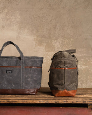 The Charter Zipper Tote - Smoke | Bradley Mountain