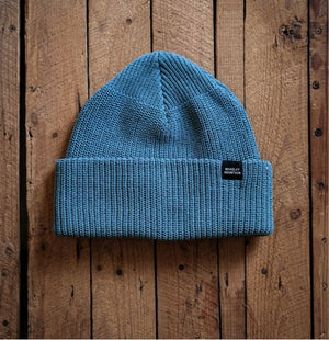 Cotton Watch Cap - Azure Bradley Mountain 