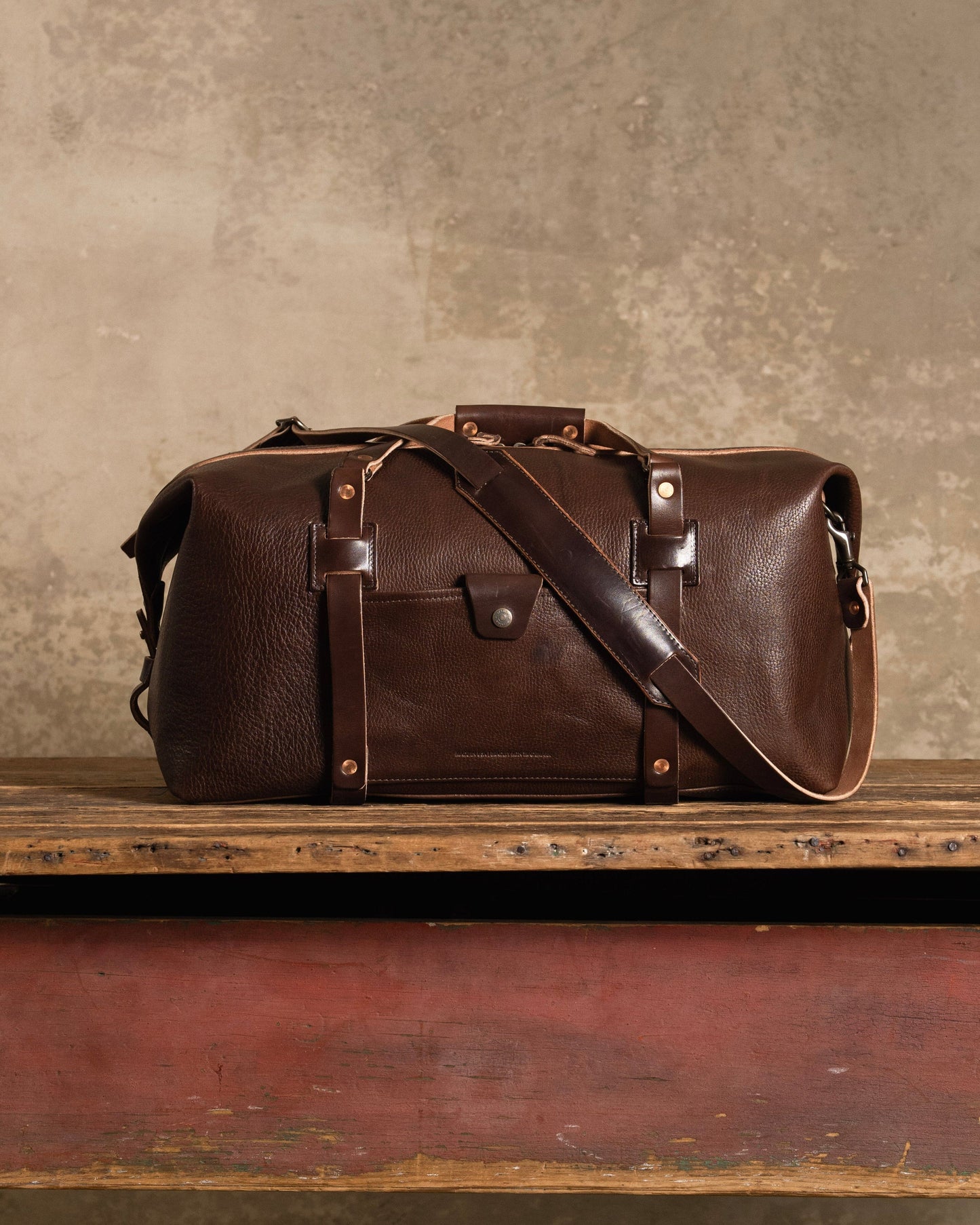 Leather Ranger Duffle Bag Bradley Mountain 