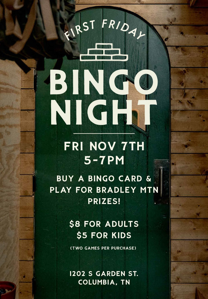 Bingo! (First Friday) Nov 7th Event Event 