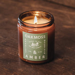 Oakmoss & Amber Candle - Sample Bradley Mountain 