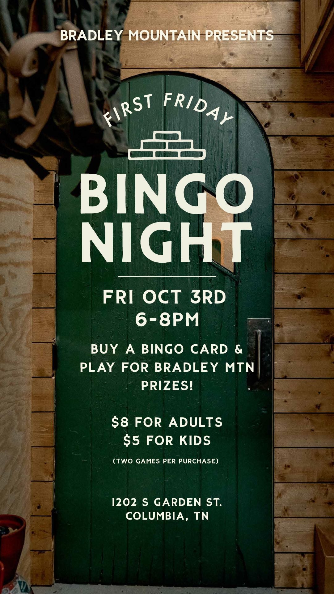 Bingo Oct 3rd