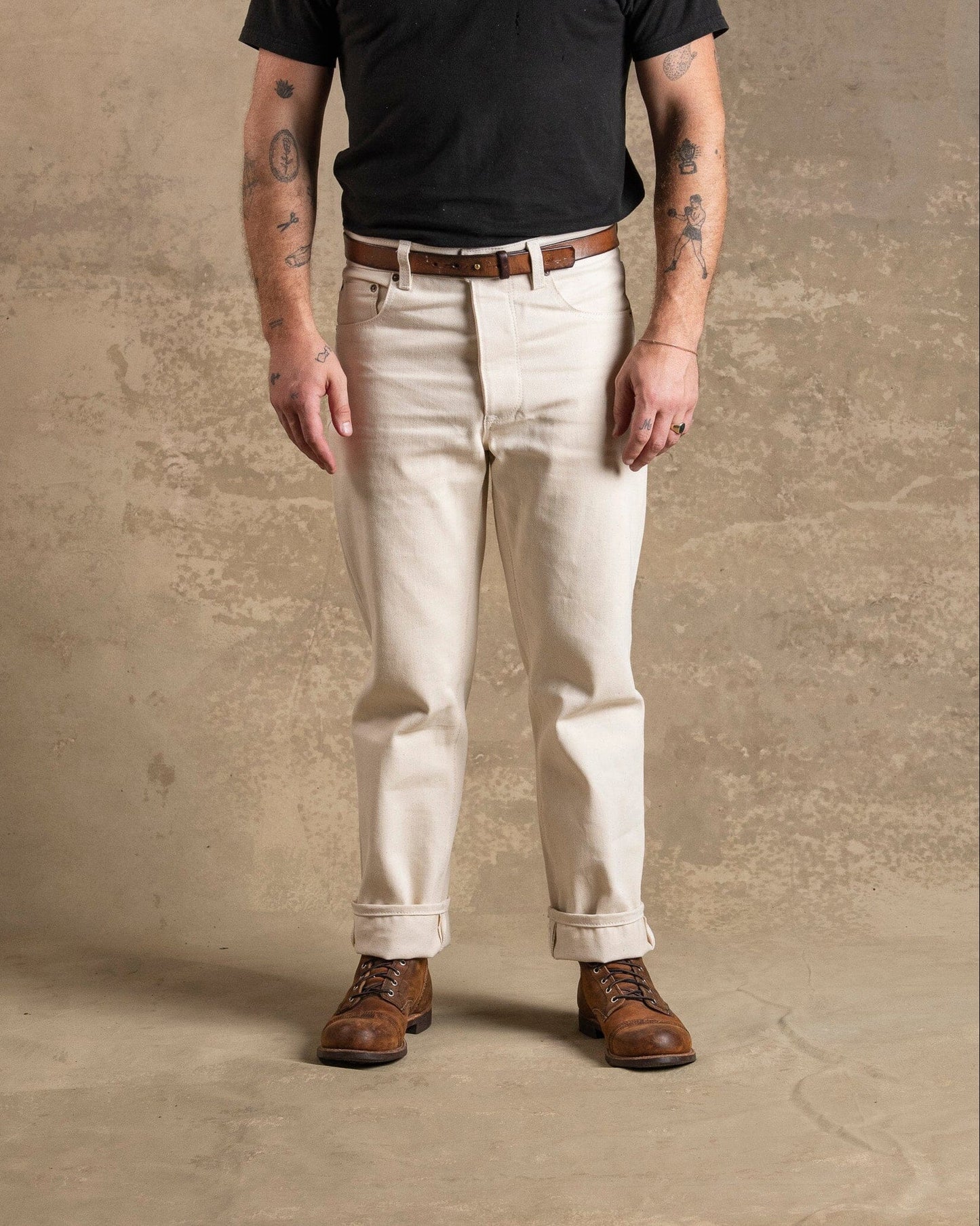 Redford Pant - White Selvedge Denim Bradley Mountain 