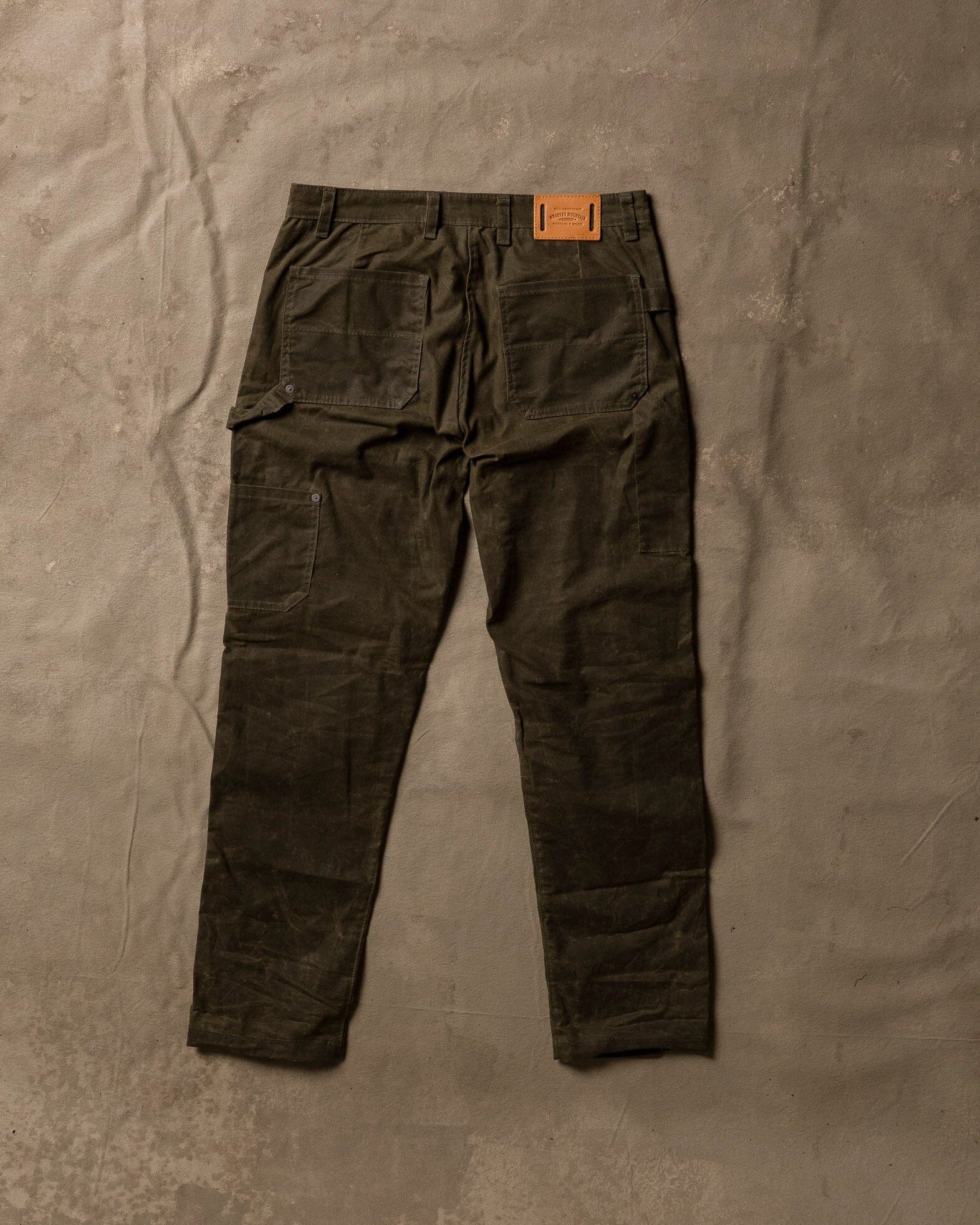 Whistler Work Pant - Waxed Military Olive – Bradley Mountain