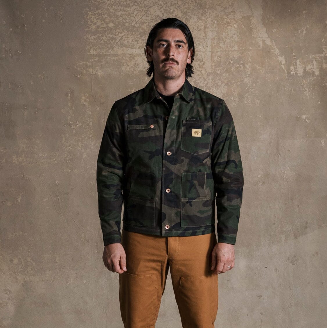 4-Season Cabin Jacket - Waxed Camo Bradley Mountain 