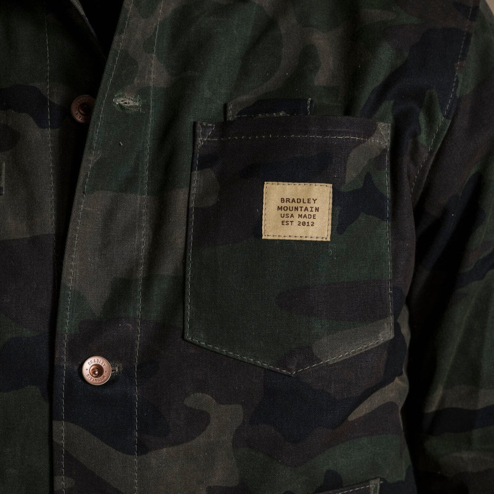 4-Season Cabin Jacket - Waxed Camo Bradley Mountain 