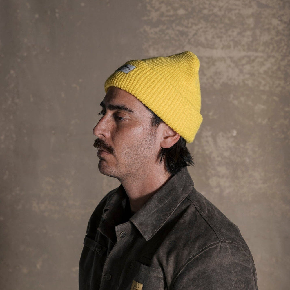 Acrylic Watch Cap - Liferaft Yellow Bradley Mountain 