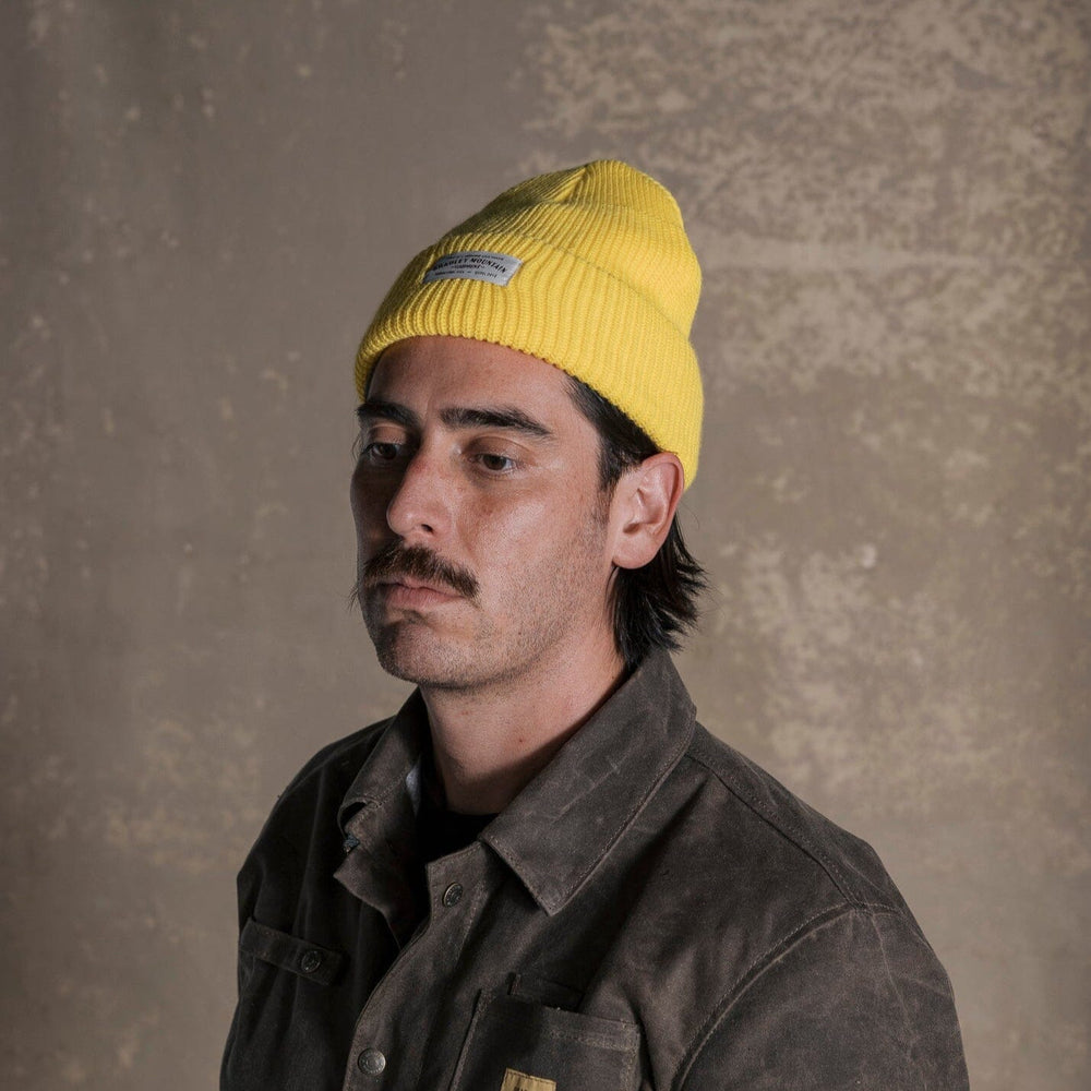 Acrylic Watch Cap - Liferaft Yellow Bradley Mountain 