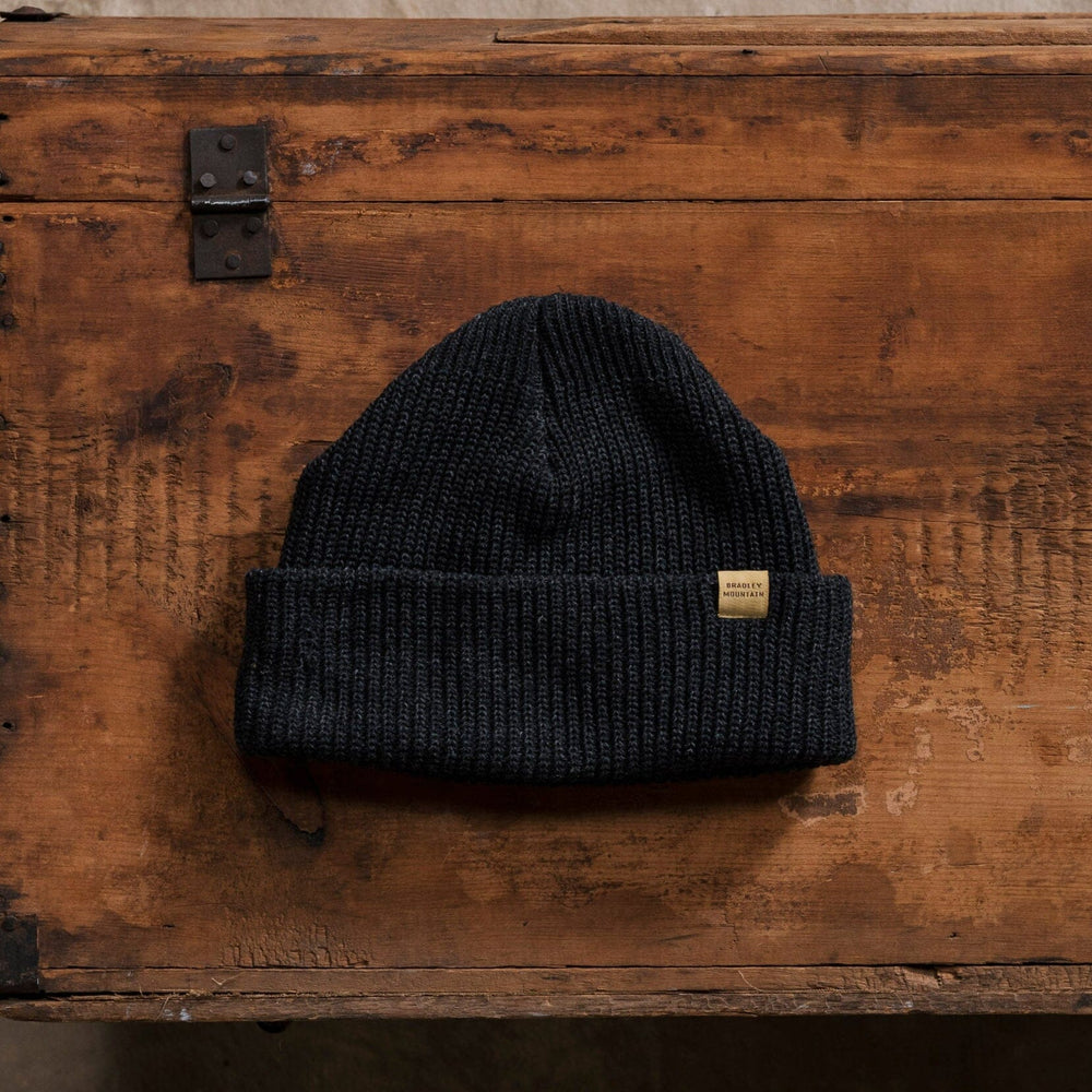 Wool Watch Cap - Obsidian Bradley Mountain 
