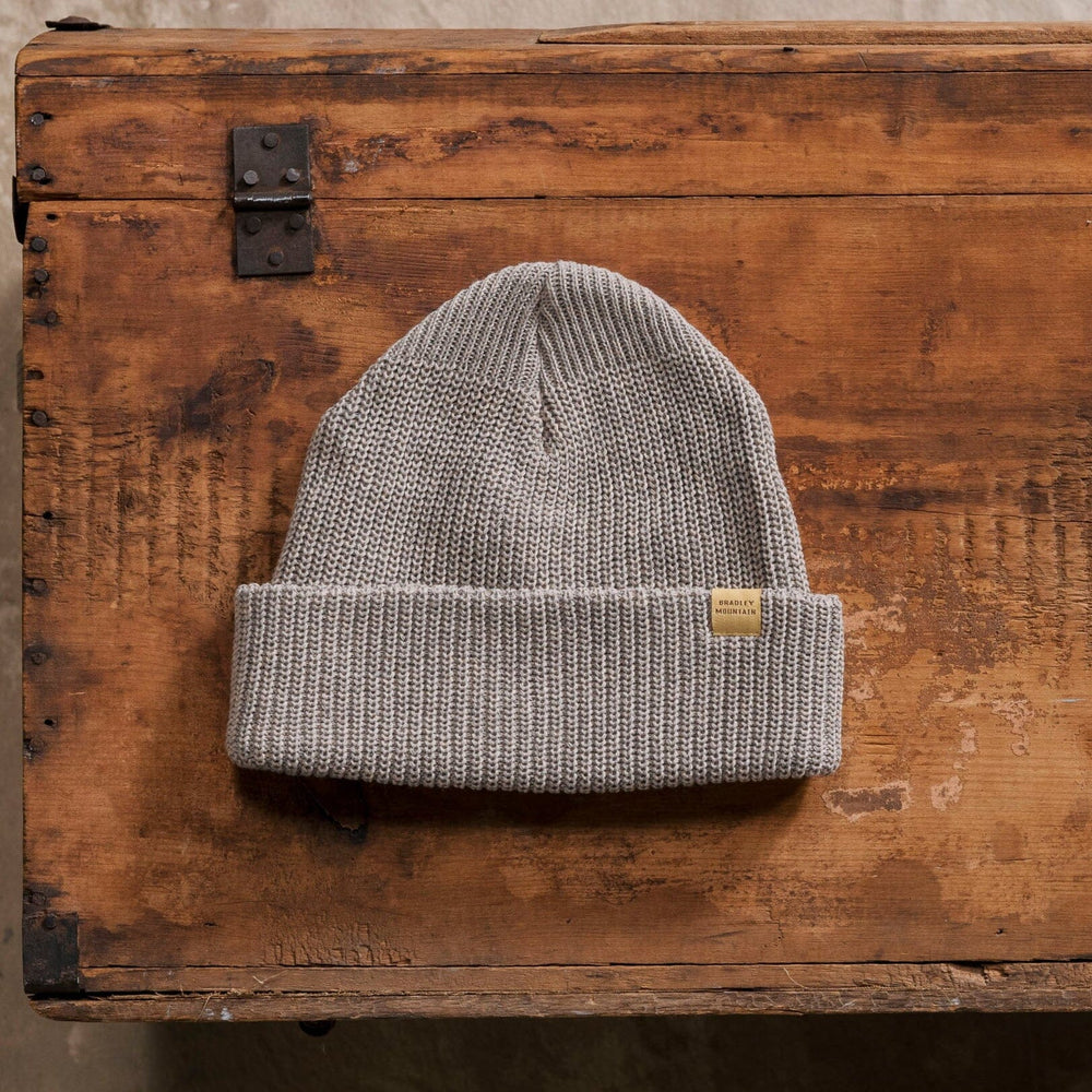 Wool Watch Cap - Stone Bradley Mountain 