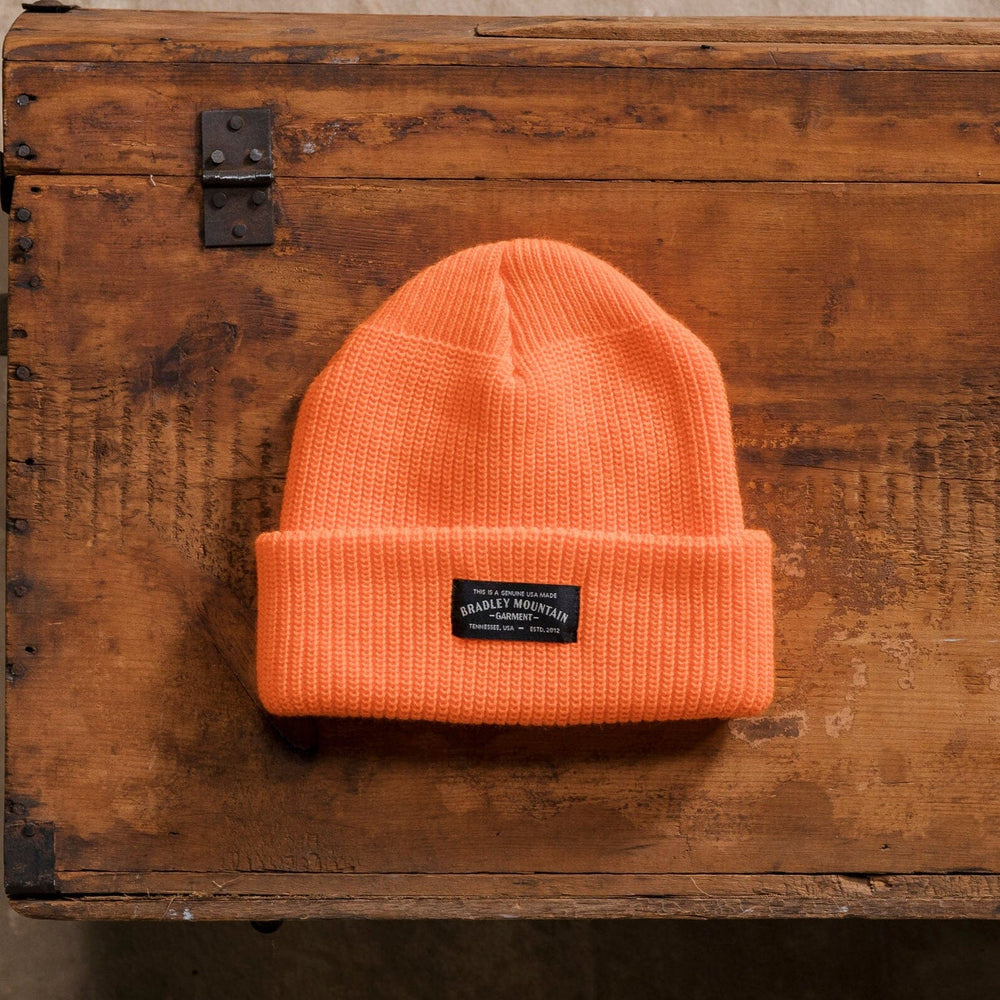 Acrylic Watch Cap - Hi-Vis Orange Bradley Mountain 