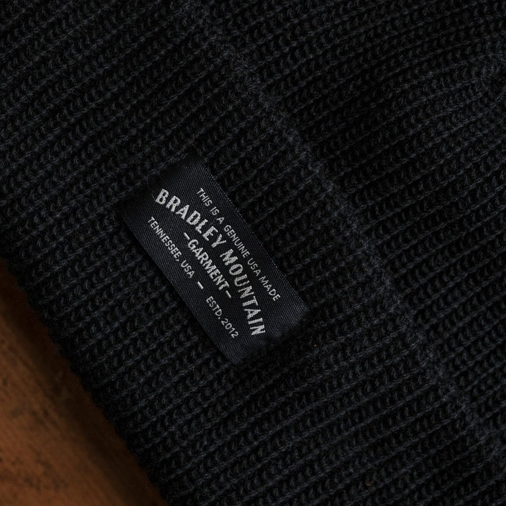 Acrylic Watch Cap - Black Bradley Mountain 