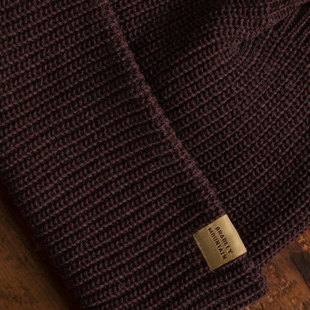 Wool Watch Cap - Maroon Bradley Mountain 