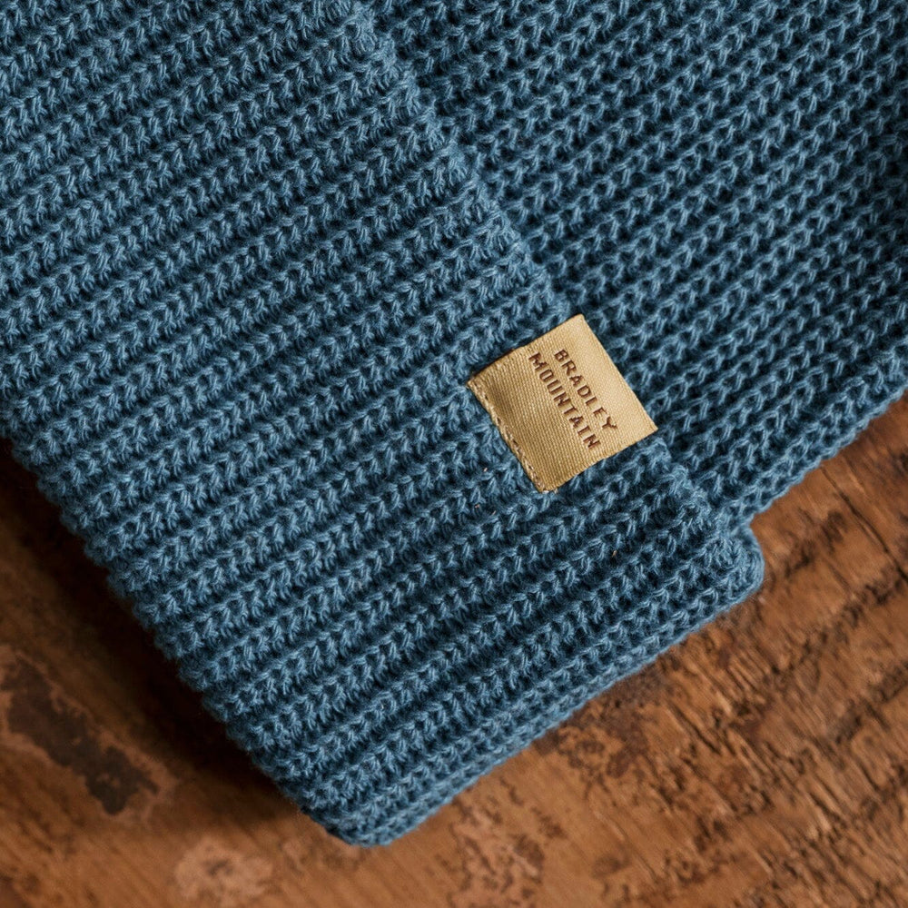 Cotton Watch Cap - Azure Bradley Mountain 