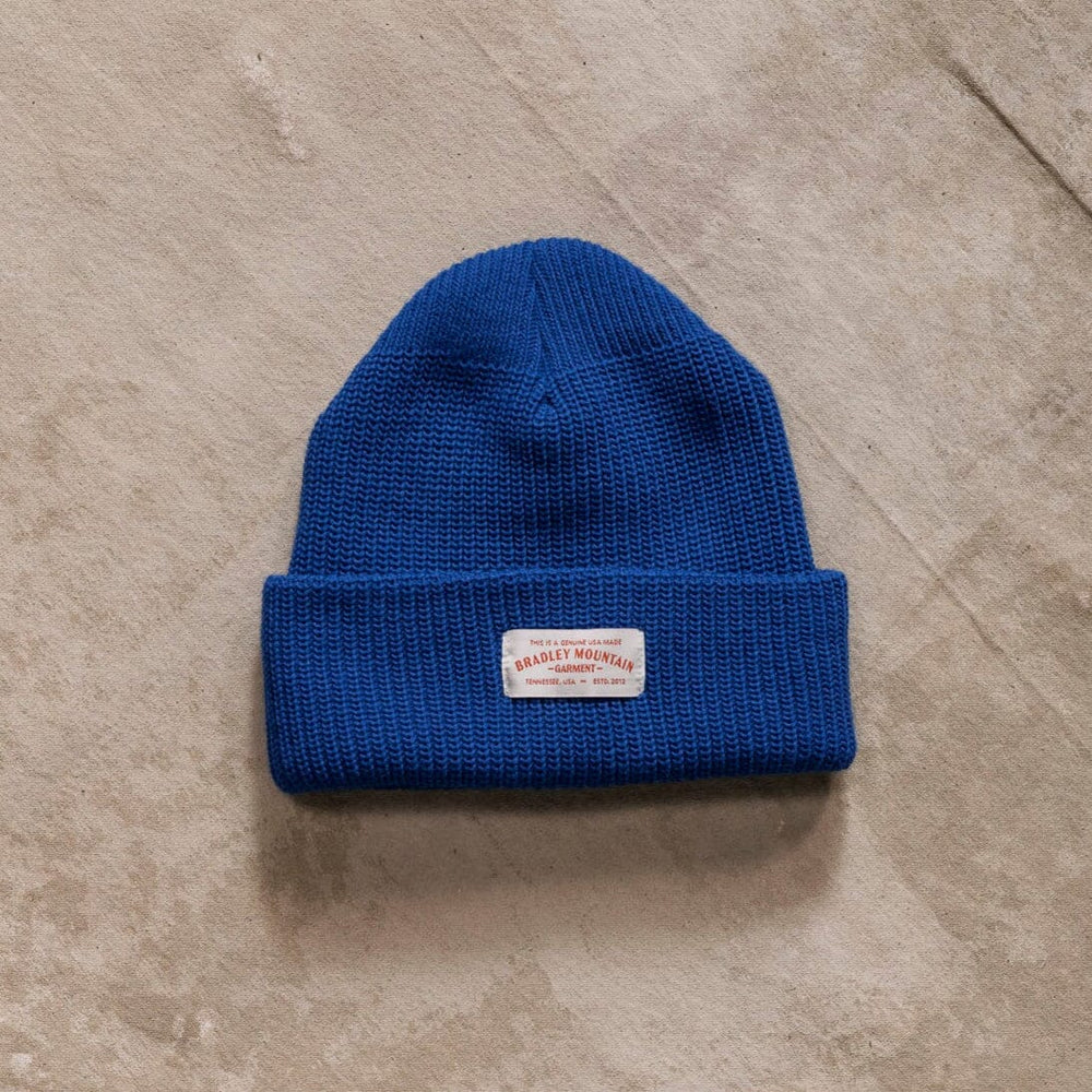 Acrylic Watch Cap - Primary Blue Bradley Mountain 