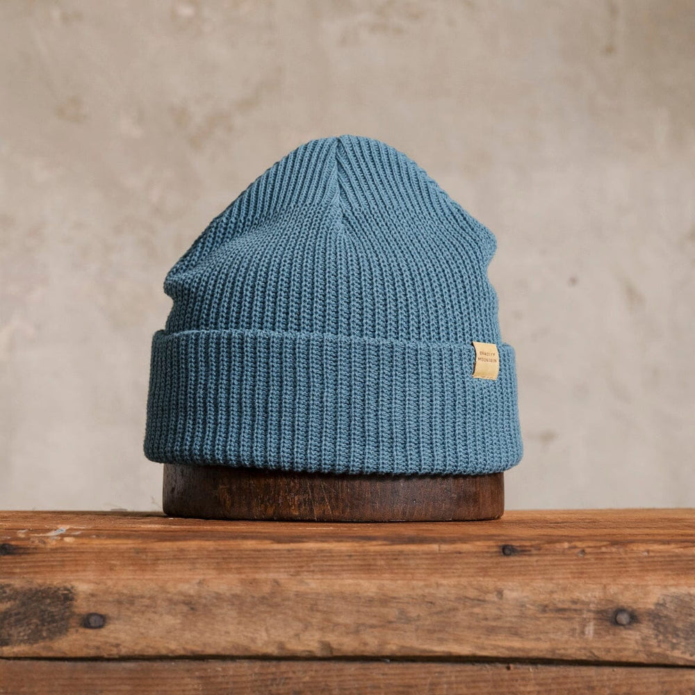 Cotton Watch Cap - Azure Bradley Mountain 