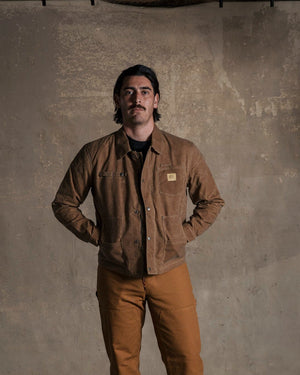 Cabin Jacket w/ Zipper - Brush Brown – Bradley Mountain
