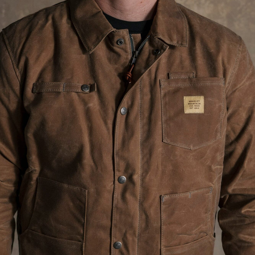 Cabin Jacket w/ Zipper - Brush Brown Bradley Mountain 