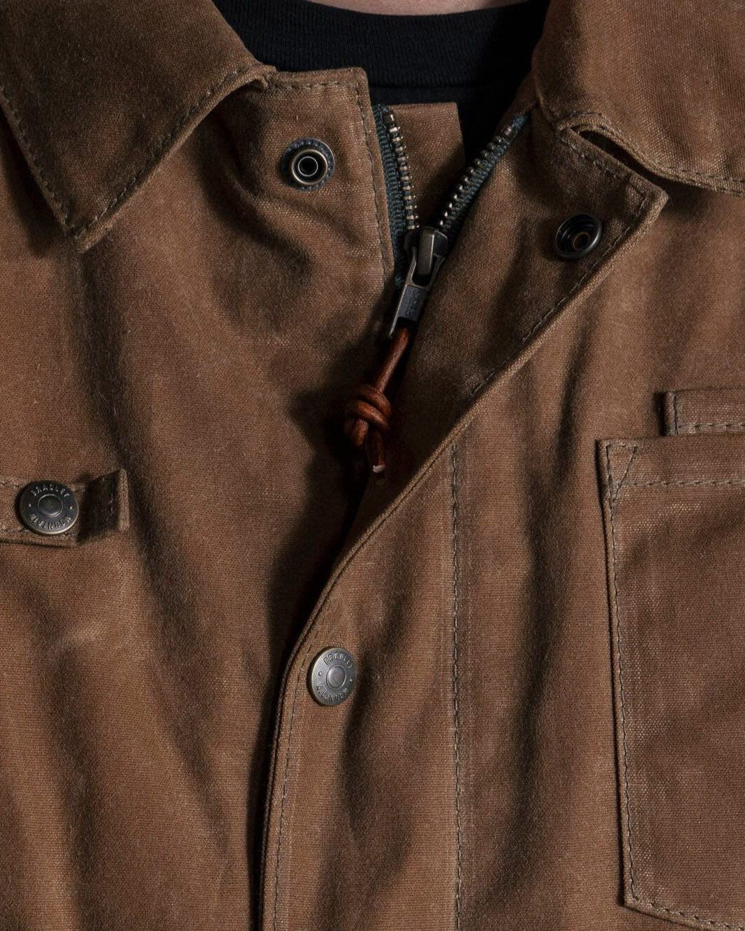 Cabin Jacket w/ Zipper - Brush Brown – Bradley Mountain