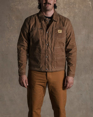 Cabin Jacket w/ Zipper - Brush Brown – Bradley Mountain