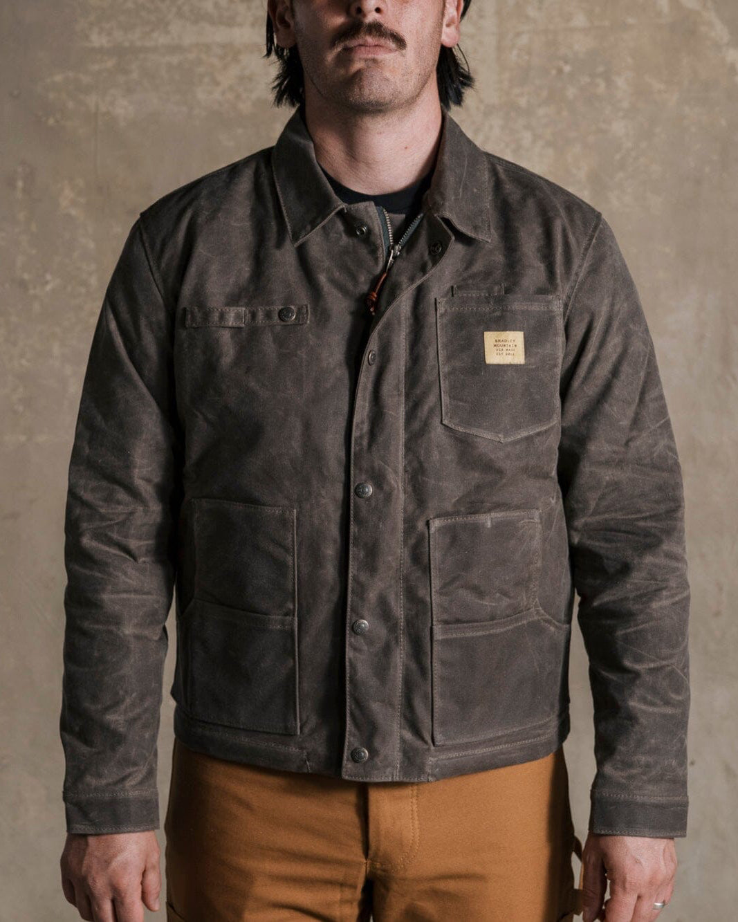 Cabin Jacket w/ Zipper - Oak – Bradley Mountain