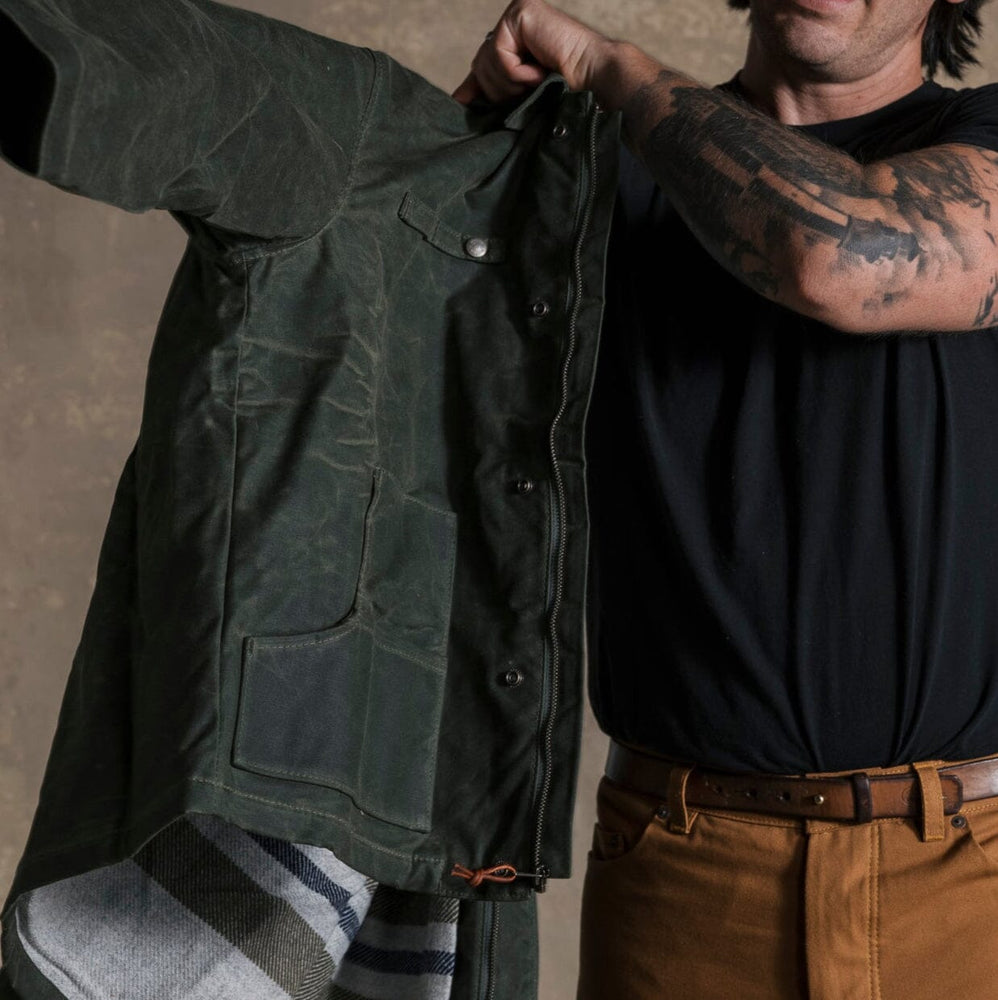 Cabin Jacket w/ Zipper - Forest Bradley Mountain 