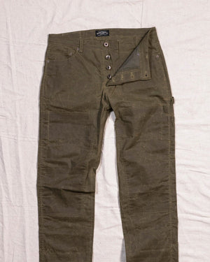 Whistler Work Pant - Waxed Military Olive – Bradley Mountain