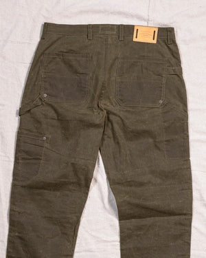 Whistler Work Pant - Waxed Military Olive – Bradley Mountain