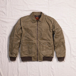 アクセサリー ULTRAROMANCEfabio'sfanny waxed/field tan G-1 Waxed Bomber - Field Tan – Bradley Mountain