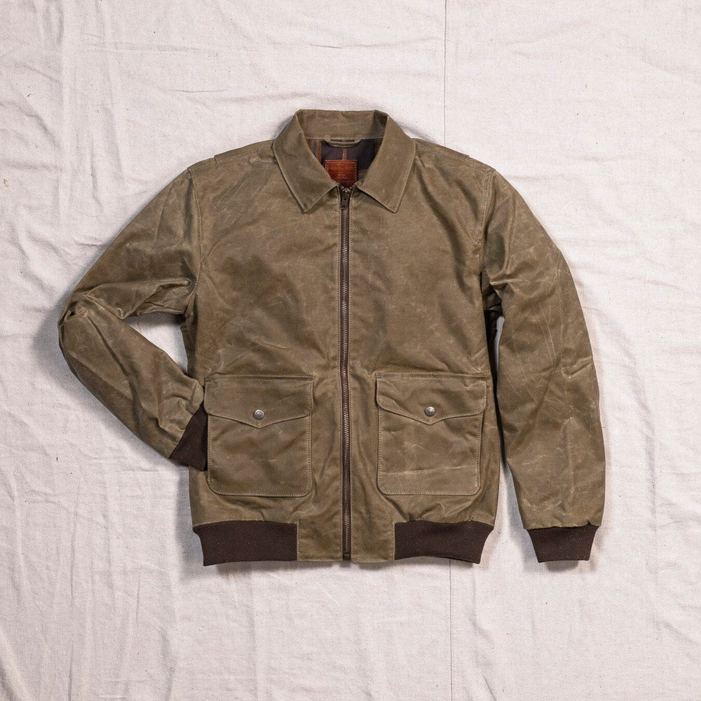 G-1 Waxed Bomber - Field Tan Bradley Mountain 