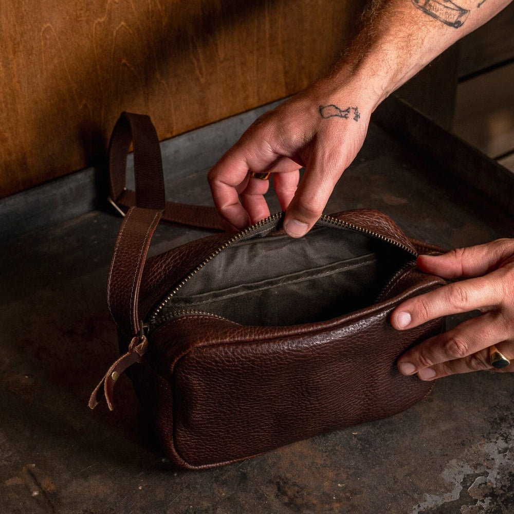 Rangefinder Bag - All Leather Accessories Bradley Mountain 