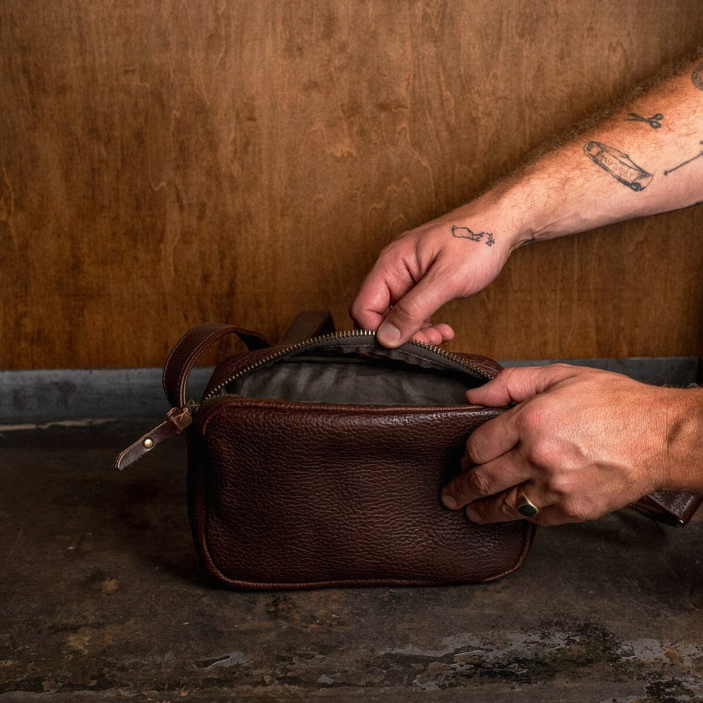 Rangefinder Bag - All Leather Accessories Bradley Mountain 