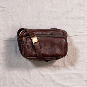 Rangefinder Bag - All Leather Walnut – Bradley Mountain