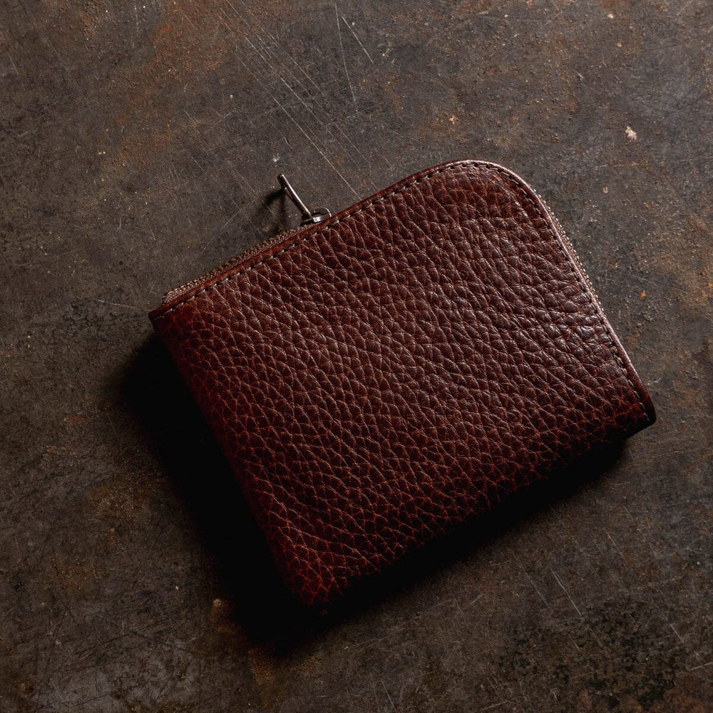 Zip Wallet - Walnut Leather Bradley Mountain 