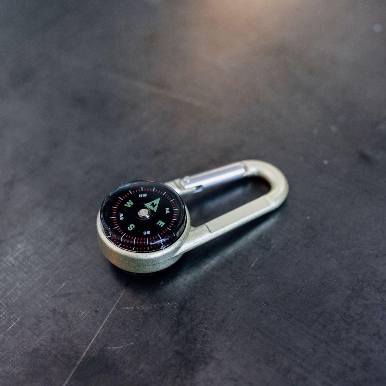 Carabiner Compass + Thermometer – Bradley Mountain