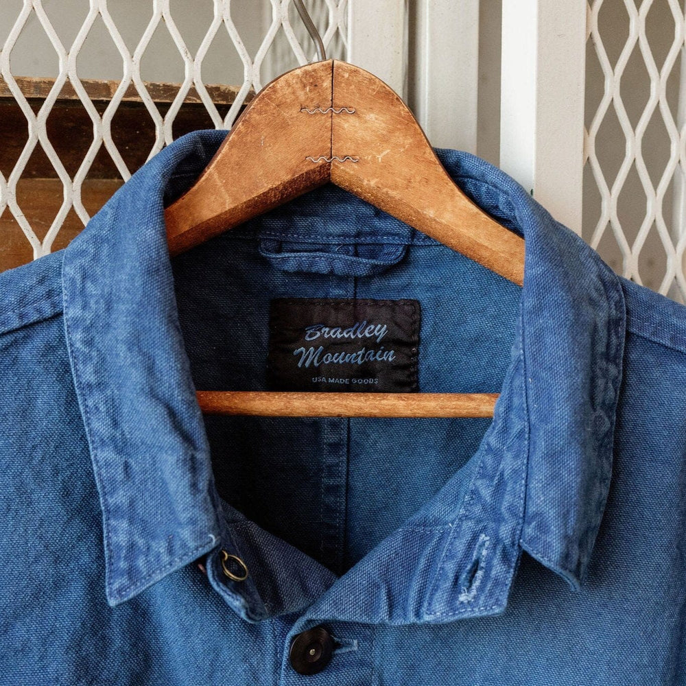 
            
                Load image into Gallery viewer, Doctor&amp;#39;s Coat - Indigo Dyed Bradley Mountain 
            
        