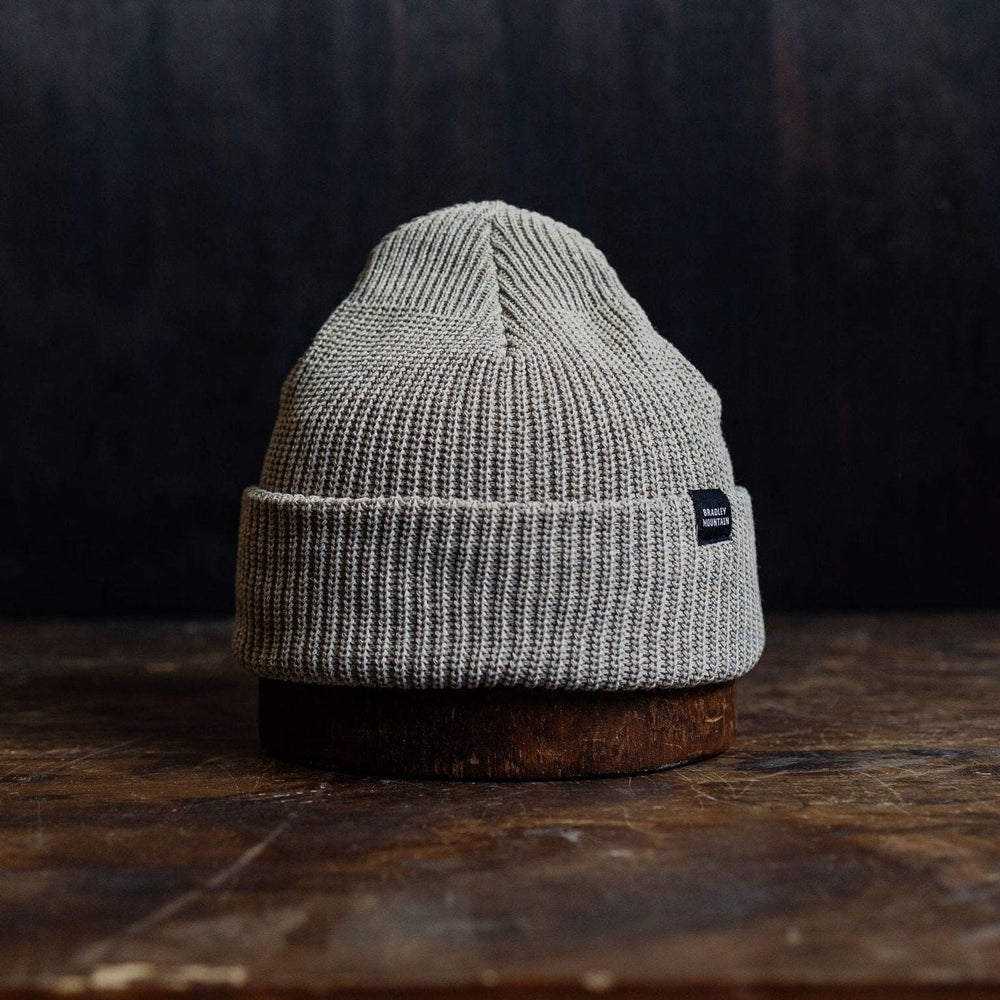 Wool Watch Cap - Stone Bradley Mountain 