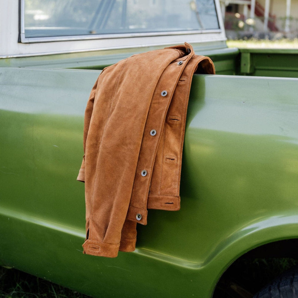 
            
                Load image into Gallery viewer, Suede Cabin Jacket Bradley Mountain 
            
        