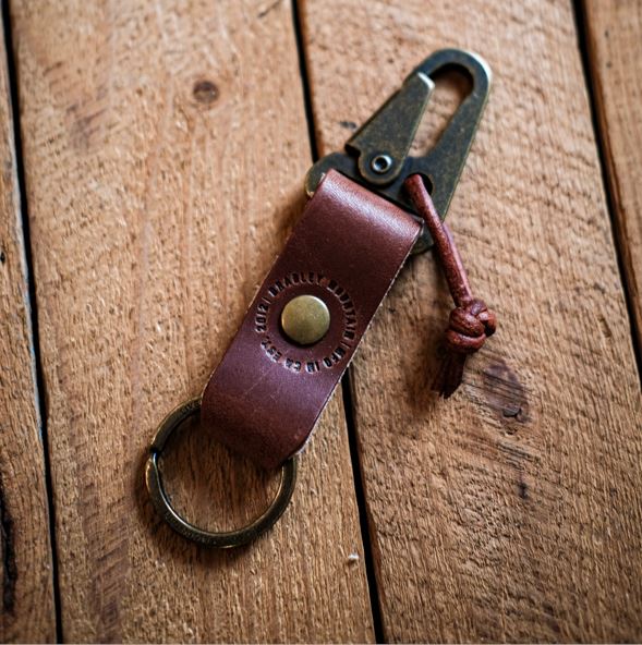 
            
                Load image into Gallery viewer, Charter Key Fob - Brown Bradley Mountain 
            
        