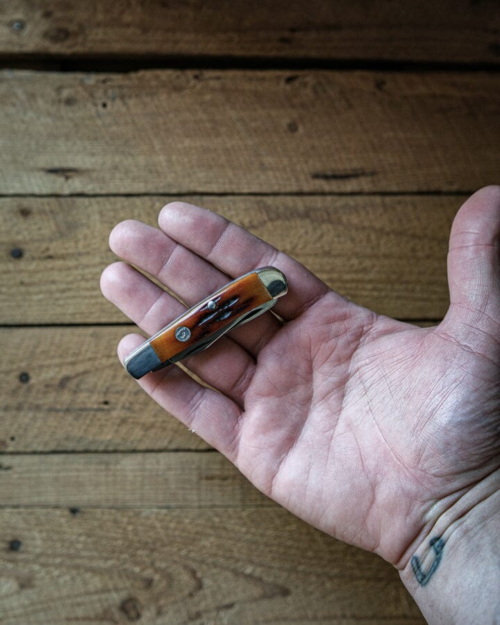 Mini Stag Trapper Knife Bradley Mountain 