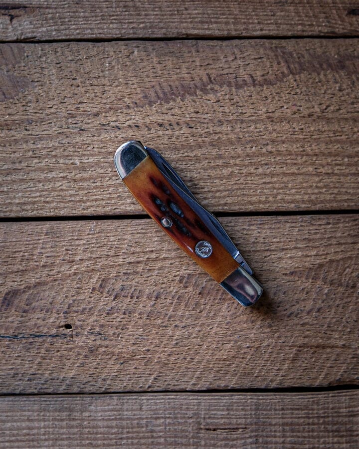 Mini Stag Trapper Knife Bradley Mountain 